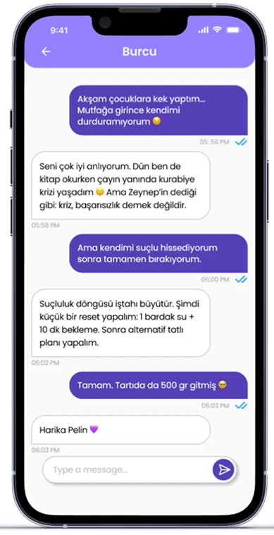 Elit Diyetisyende|Duygusal Süreklilik