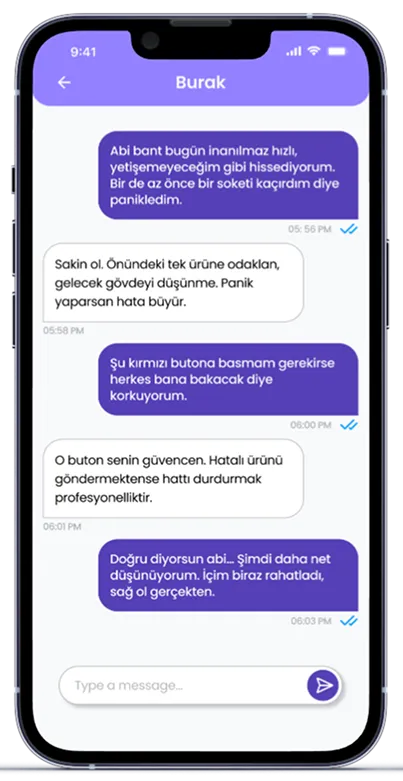 Üretim Hattında|Güvenli Adaptasyon