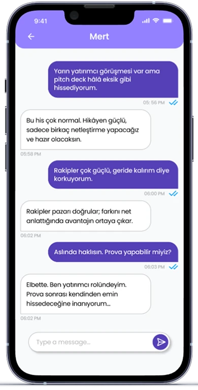Yatırımcı Sunumunda|Kurucu Yoldaşlığı